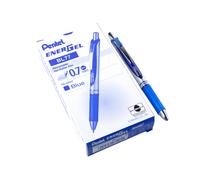 Roller retráctil Energel de color azul 12 unidad (Paquete de 1) Azul