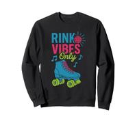 Roller Rink Crew Retro Skate Disco Vibes Pista Patinaje de Vida Sudadera