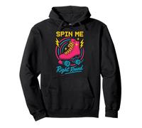 Roller Rink Crew Retro Skate Disco Vibes Pista Patinaje de vida Sudadera con Capucha