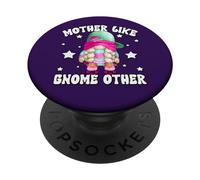 Roller Skate Mom GNOME For Women Funny 80 90s Roller Skating PopSockets PopGrip Adhesivo