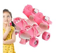 Roller Skates - Child Speed Blades, Trendy Glide Footwear | Effortless Quick-Fit Expansion Feature, Impact-Resistant Sturdy Quad Frame Construction Street Adventures, Schoolyard Weekend Racing