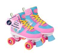 Roller Skates HUDORA Wonders en diferentes tallas - cómodos patines para niños con diseño genial - elegantes patines para niños y adolescentes - patines hechos de cuero sintético