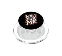 Roller Skating Wait For Me Retro Skateboarding PopSockets PopGrip para MagSafe