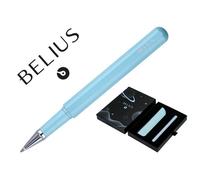 Roller Y Funda De Similpiel Belius Space B Color Minimalista Azul Tinta Azul Caja De Diseño