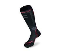 Rollerblade Calcetines de Alto Rendimiento para Hombre, Patinaje en línea, Multideporte, Negro y Rojo
