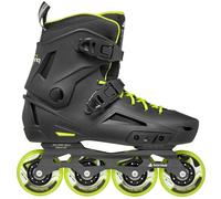 Rollerblade Lightning Patines En Línea Negro/Lima 80mm 85A