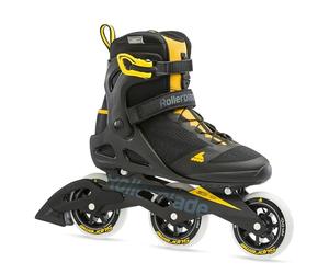 Rollerblade Macroblade 100 3Wd - Patín en línea para Hombre, Color Negro/Amarillo azafrán, 275