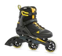 Rollerblade Macroblade 100 3WD - Patines en línea para Hombre, Negro/Amarillo azafrán, Varios tamaños
