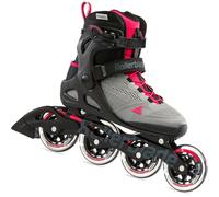 Rollerblade Macroblade 90 - Patines en línea para Mujer, Color Gris Neutro/Rosa paraíso, UE: 40.5 (UK: 7/US: 9)