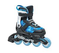 Rollerblade MICROBLADE SL Patines en línea para niños, Patines en línea para niños, Color Negro/Agua Cielo, 36.5-40.5