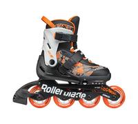 Rollerblade MICROBLADE SL Patines en línea para niños, Color Negro/Naranja, 36.5-40.5