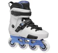 Rollerblade Patines en Línea Freeskate Twister XT - Máximo Control Urbano y Ajuste Preciso - Bota Rígida, Guía de Aluminio y Ruedas 80mm - Gris Claro/Violeta (47-47.5)