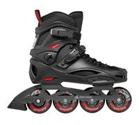 Rollerblade RB 80 Patines En Línea Fitness Freeskate 80 Mm/82A Negro/Rojo