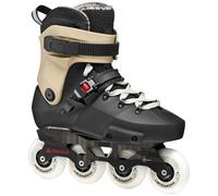 Rollerblade Twister XT Patines Freeskate Urbano Negro/Arena/Rojo con Ruedas Hydrogen Spectre 80 mm y Guía de Aluminio Extruido (44.5-45)