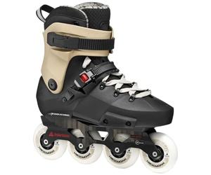 Rollerblade Twister XT Patines Freeskate Urbanos, Gris Claro/Violeta, 80mm, Aluminio, Ruedas Hydrogen Spectre (Negro/Arena/Rojo, 36.5-37)
