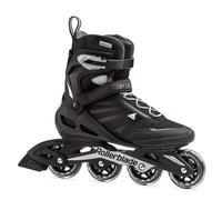 Rollerblade Zetrablade Patines en lnea para hombre y adulto, color negro y plateado, patines en lnea de rendimiento, talla 7