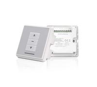 Rollerhouses AC227-03 Wall Mounted Single Switch 24V DC with Build in Radio RF 433Mhz Receiver(inc Power Supply Unit) Remote Control Receiver