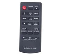 ROLLGAN N2QAYB000984 Mando a Distancia de Repuesto Compatible con Panasonic CD Stereo System SC-PM600 SA-PM600 SB-PM500 SC-UX100 SA-UX100 SB-UX100 SC-HC200 SA-HC395 SA-HC397 SC-PM254 SA-PM254 SB-PM02
