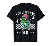 Rollin en 3K Dinosaur First Day of K3 Kid I'm Ready for 3K Camiseta