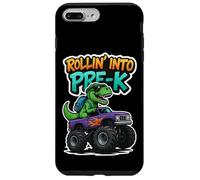 Rollin' Into Pre-K T-Rex Monster Truck Año Nuevo Escuela Niños Carcasa para iPhone 7 Plus/8 Plus
