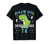 Rollin Into TK Dinosaur Regreso a la escuela Kid I'm Ready for TK Camiseta