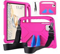 RollinCase Funda Infantil para Honor Pad X9a 11.5 Pulgadas 2025, Carcasa Antigolpes con Asa y Correa, Magenta