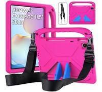 RollinCase Funda para Huawei MatePad 11.5 2025/ MatePad 11.5 S 2024, Eva Ligera a Prueba de Golpes con asa Infantil y Correa para el Hombro, Magenta