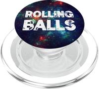 Rolling Balls EDM Music Festival Rave Space Galaxy Nebulosa PopSockets PopGrip para MagSafe