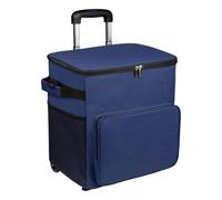 Rolling Cooler, Wheeled Trolley, de Transporte aislada, 35 L, Capacidad de 35 L, 35,43 x 12,99 x 11,02 Pulgadas, Telescopic Pull Handle, Ideal para Playa, Camping, Picnic, Travel, Outdoor