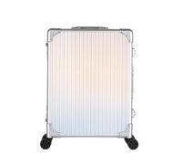 Rolling De Aluminio Maletín De Maquillaje Profesional Estuche para Maquilladores, Maquillaje De Tren Maleta con Ruedas, Estuche Cosmético con Luz LED, Fuente De Luz De 3 Colores, Negro (Color : Dazzl