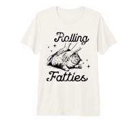 Rolling Fatties Funny Cat Lover for Pet Enthusiasts Camiseta Premium