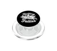 Rolling Fatties - Gordo, Amante de los Gatos, dueño de Gato, Divertido Meme Gato PopSockets PopGrip para MagSafe