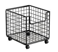 Rolling Kitchen Utility Cart, Mobile Organizer with Large Capacity for Small Spaces, Metal Iron Material Detalles with Floor Storage Function, Unique Selling Points, Black Finish Home Office Bathroom