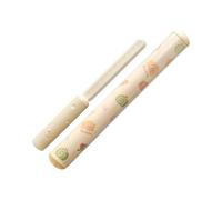 Rolling Pin - Non Stick Wooden Pastry Roller, Adjustable Measurement Scale with Smooth, Easy Grip Handle for Kneading Dough Baking Pizza Fondant Cake Decorating Home Kitchen