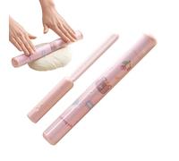 Rolling Pins - Rodillo para hacer galletas no pegajosas, multifunción, Pastry Rolling Pin with Scale - for Pasta Pizza Fondant Icing Decoration Kitchen Bakery Home
