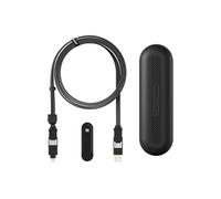 Rolling Square inCharge XL 200cm - Cable Usb c Carga Rapida 100W - Cargador Usb c Universal 6 en 1 para Dispositivos Moviles con Usb c + Cable Lightning y Micro Usb, para Regalo Hombre, Negro