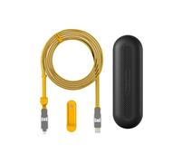 ROLLING SQUARE - inCharge XL, Cable Usb c Carga Rapida 100W - Cargador Usb c Universal 6 en 1 para Dispositivos Móviles con Usb c + Cable Lightning Micro Usb, Ideal como Regalo Hombre, Amarillo, 300cm