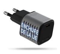 Rolling Square Supertiny - 65W Cargador Portátil de Pared USB C Carga Rapida 65W GAN Ultra Pequeño, Adaptador Enchufe EU Pared para Ordenador Portátil, Telefono Móvil, Tableta