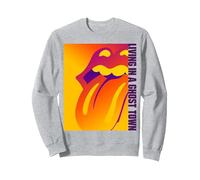 Rolling Stones Living In A Ghost Town Sudadera, Unisex para Adultos, Gris Jaspeado, XXL