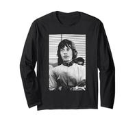Rolling Stones Mick Jagger 1971 Era de Sticky Fingers Manga Larga