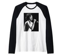 Rolling Stones Mick Jagger Cantando Tatuaje You Tour Camiseta Manga Raglan