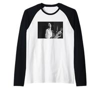 Rolling Stones Mick Jagger con Guitarra Tatuaje You Tour Camiseta Manga Raglan