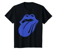 Rolling Stones Official Blue & Lonesome 72 Camiseta, Niños, Negro, 3 años