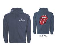 Rolling Stones the - Felpa # S Unisex Blue # Classic Tongue