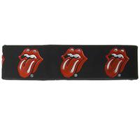 Rolling Stones,the - Rolling Stones Black Wristband Gummy Rubber Bracelet Band Logo Name Fan Official