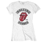 Rolling Stones the - T-Shirt # L Ladies White # Tour 1978