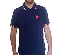 Rolling Stones - the - T-Shirt # L Unisex Blue # Classic Tongue