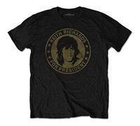 Rolling Stones the - T-Shirt # S Unisex Black # Keith for President