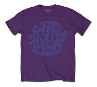 Rolling Stones - the - T-Shirt # S Unisex Purple # Vintage 70s Logo