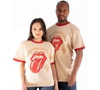 Rolling Stones The T Shirt US Tour 78 Official Unisex Ringer Orange, Camiseta Unisex Adulto, Orange,